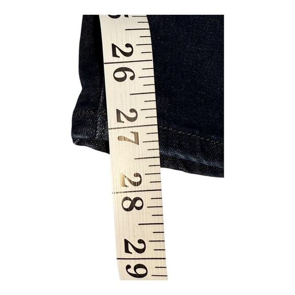 7 For All Mankind Women's Ankle Skinny Jeans Dark‎ Wash Size 4 (27) Blue - Picture 5 of 9
